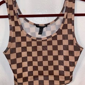 Forever 21 sheer crop top